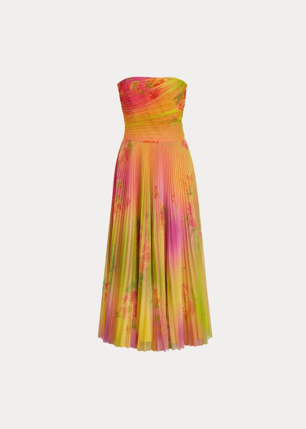 Women's Ralph Lauren Eloise Ombré-Floral Dresses | 605923HSR